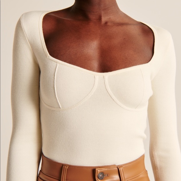 Corset Sweater Top - Picture 1 of 3